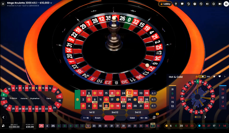 Mega Roulette 3000 (Pragmatic Play) Image 2